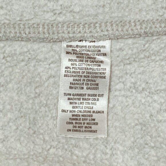 Aeropostale Women's Grey Hoodie with Pink Detail Size Medium - Picture 4 of 5